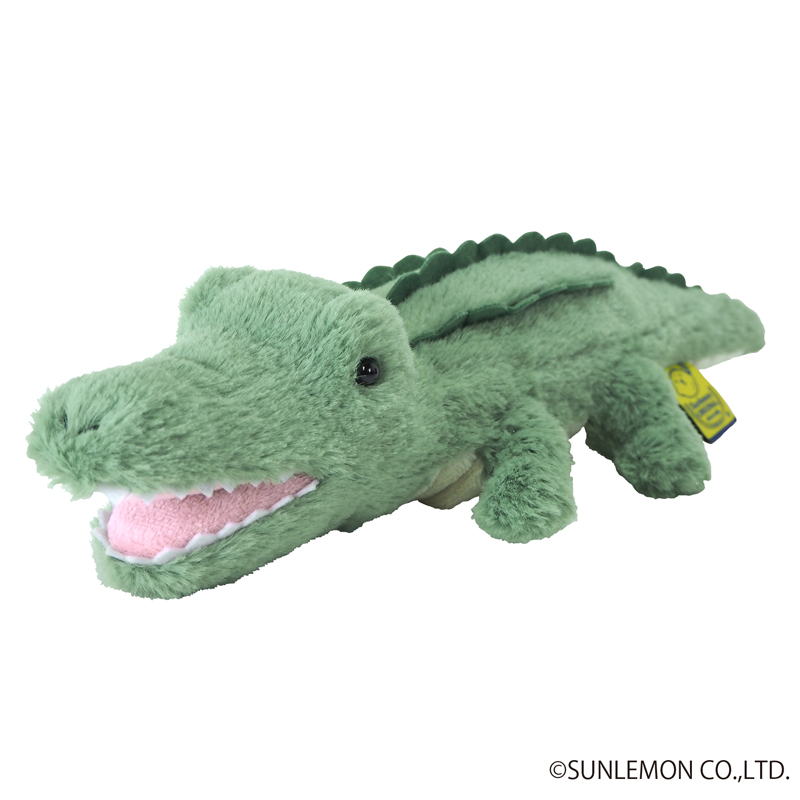 日本进口sunlemonoriginal仿真动物鳄鱼公仔毛绒玩偶孩子礼物玩具