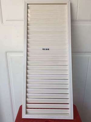 慕朗迪银丝胡桃免漆配套百叶窗鞋柜门百叶透气现货2060尺寸定制 25