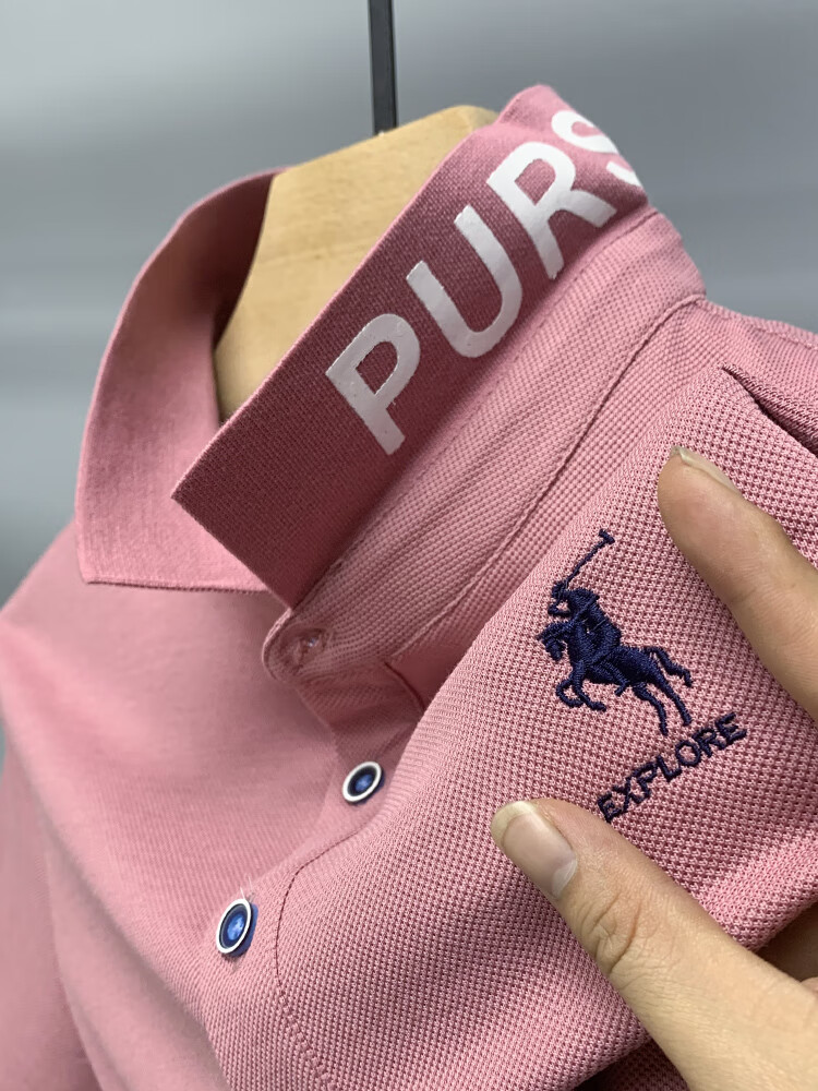 naleonpaul保罗短袖polo衫男夏季纯棉高端马球刺绣商务休闲翻领半袖