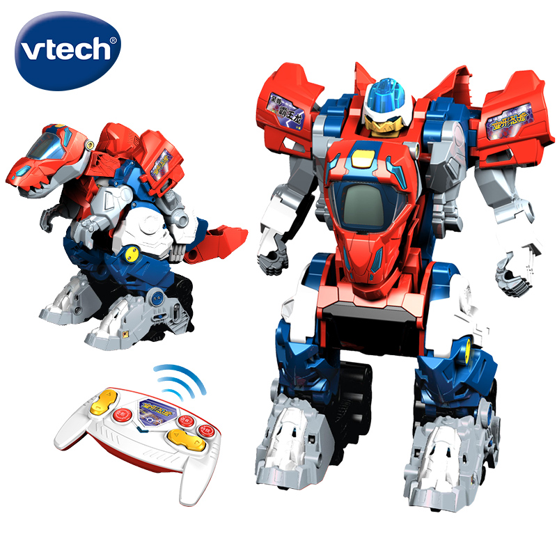 启蒙(enlighten)三宝(sanbao)霸王龙 变形恐龙变形机器人 儿童玩具