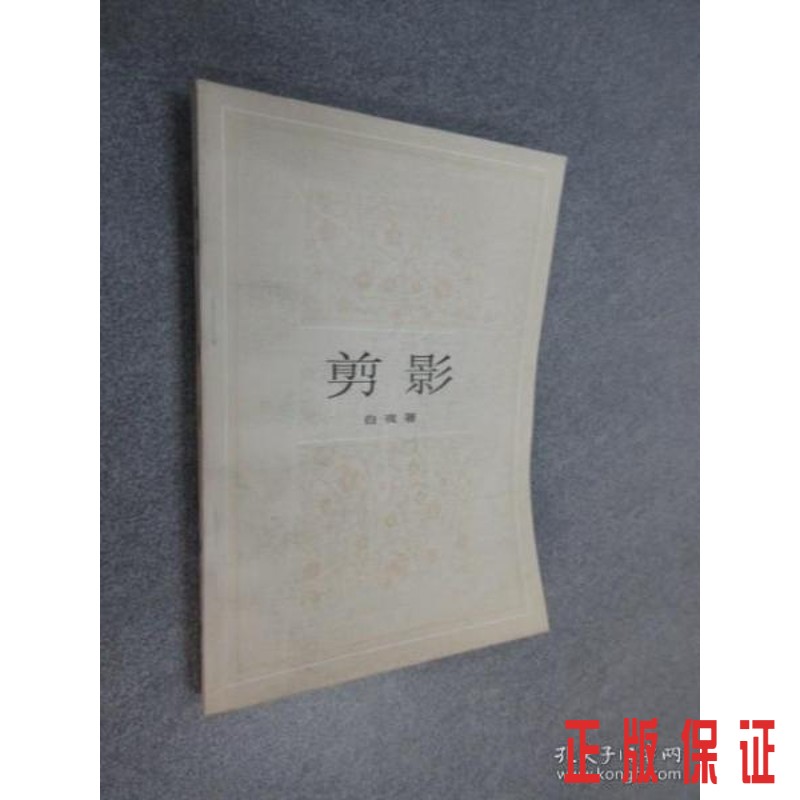 保证正版 可开发票！！剪影