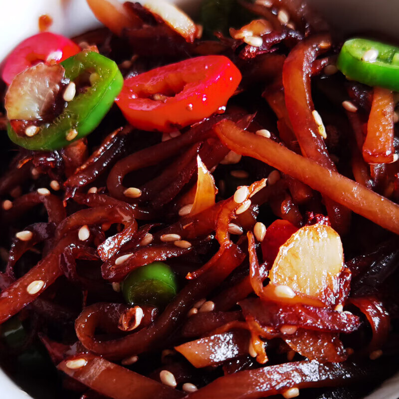 宜享健康香辣芥菜丝咸菜东北农家手工自制爽脆酱菜咸菜疙瘩条 香辣