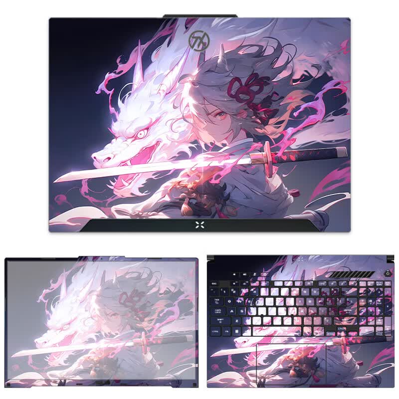 酷力驰 华硕天选6/6Pro贴纸天选4/5Pro保护膜2/3/4plus/锐龙AI版Air机身外壳贴膜 款式13 A面