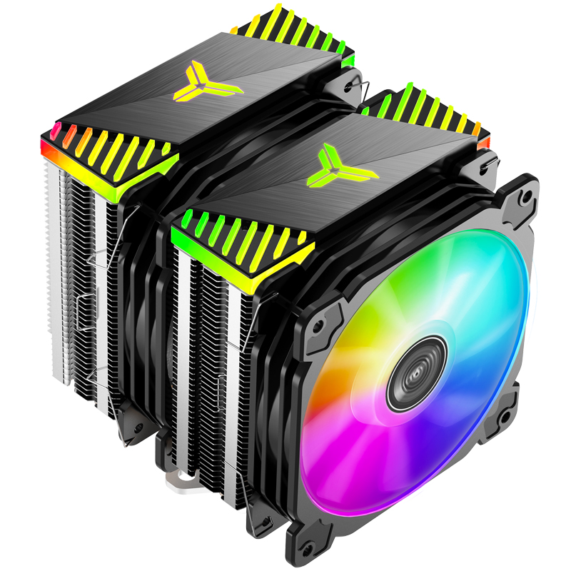 乔思伯（JONSBO）CR-2000GT 塔式CPU散热器（双塔双风扇/主板5VARGB同步/6热管/多平台/附硅脂）