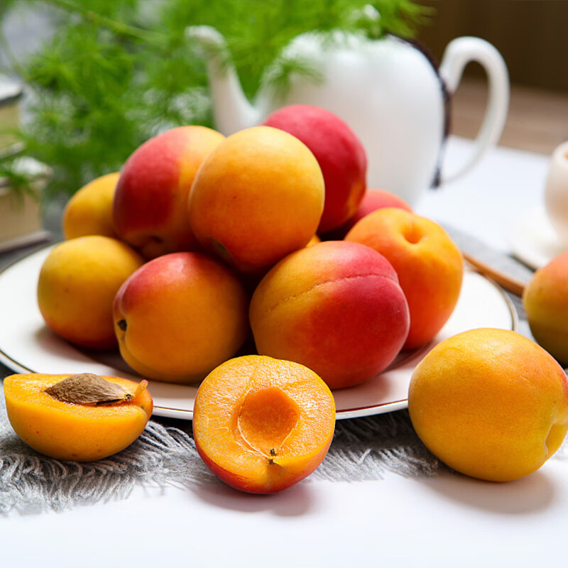 【jd物流】现货  新疆吊干杏小红杏3斤当季新鲜水果生鲜