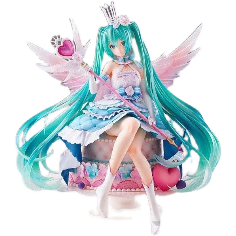 绿野客初音中秋美人鱼动漫周边古风女孩摆件装饰节日礼物玩偶 q版摆件