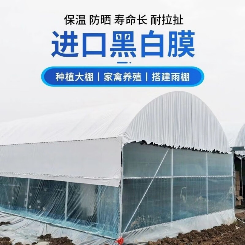 黑白膜厂 精品黑白膜加厚防老化土 雨布全黑 hdpe防渗膜水利农业 加厚