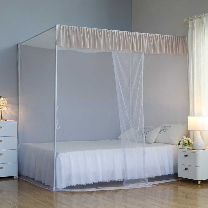 金号(king shore)单开门蚊帐新款家用卧室靠墙蚊帐儿童 单开门落地