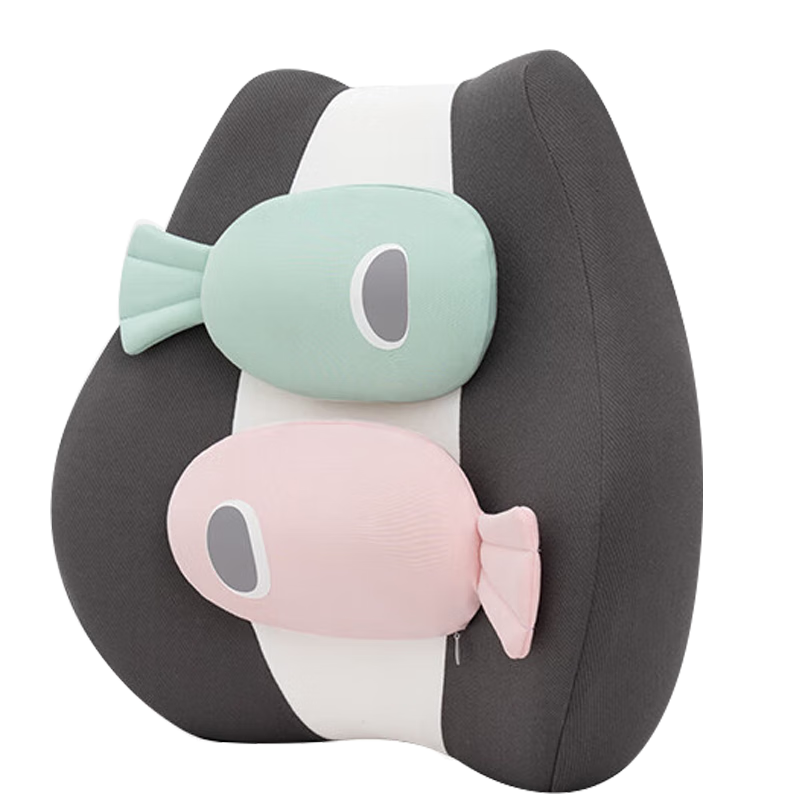 佳奥腰部靠垫办公室腰靠人体工学腰垫记忆棉透气舒适久坐神器家车多用