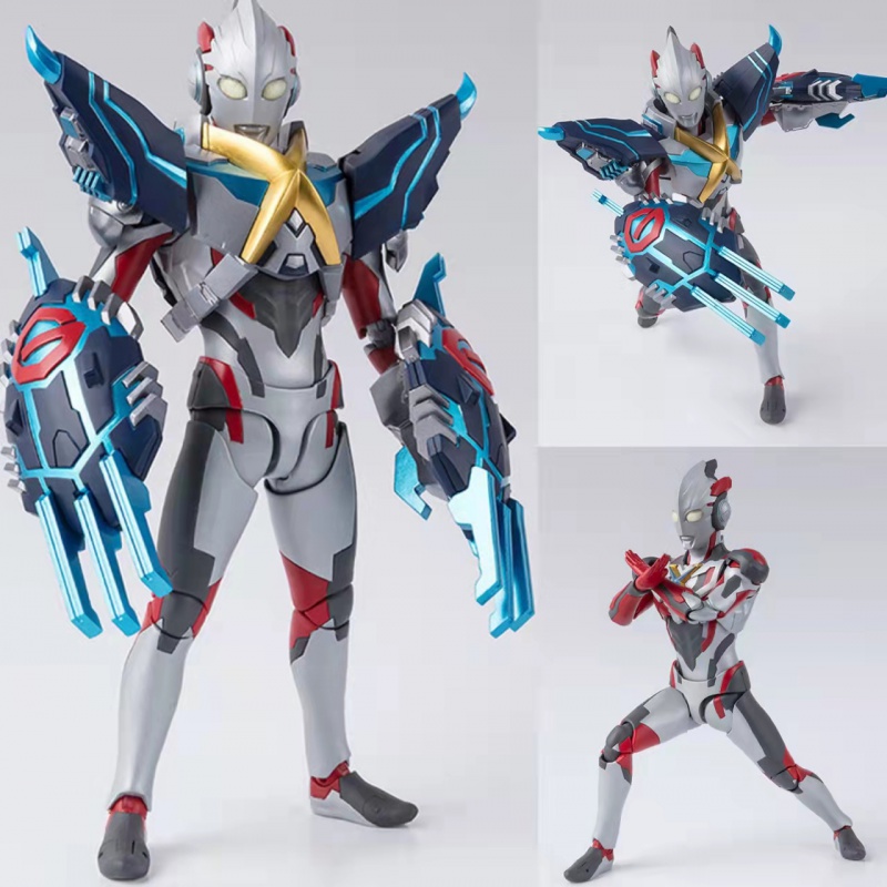 万代(bandai)赛罗奥特曼帕拉吉之盾shf艾克斯双装甲赛罗奥特曼帕拉吉