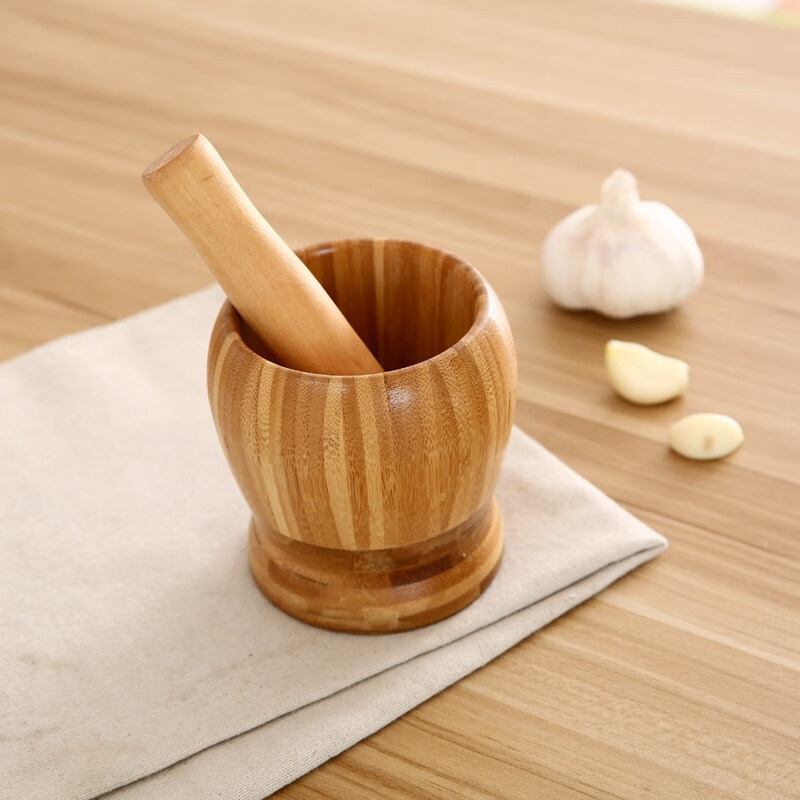 妙普乐老式石头捣药研磨器 搅碎磨药器 老式 家用棒捣药杵倒药器研磨