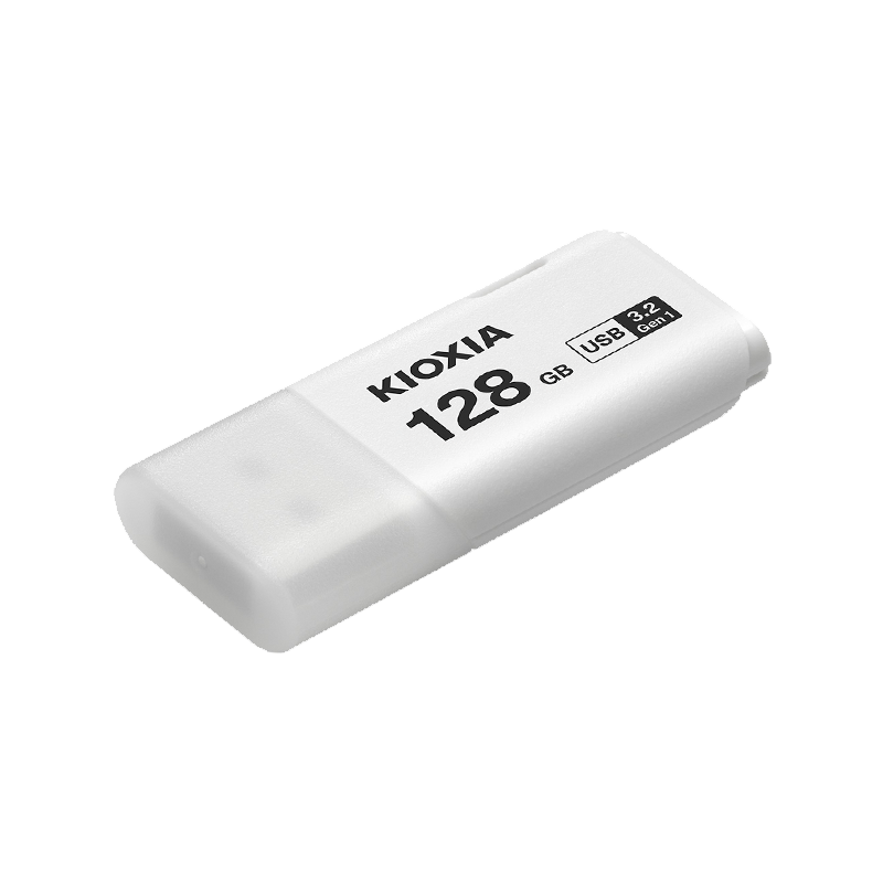 KIOXIA 铠侠 隼闪系列 TransMemory U301 USB 3.2 U盘 白色 128GB USB-A