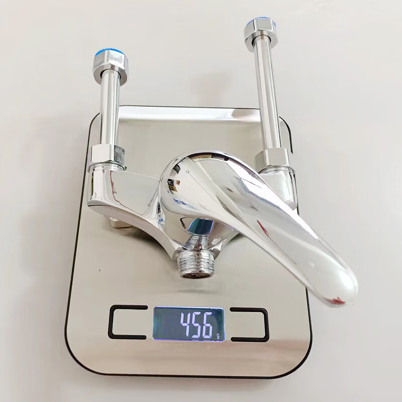 狼之吻铜电热水器u型混水阀冷热水龙头配件明装通用淋浴混合开关