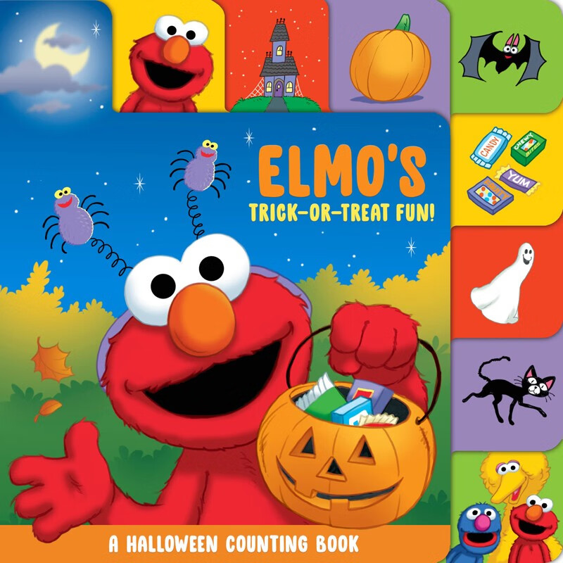 fun  a halloween counting book埃尔莫的不给糖就捣蛋乐趣 万圣节