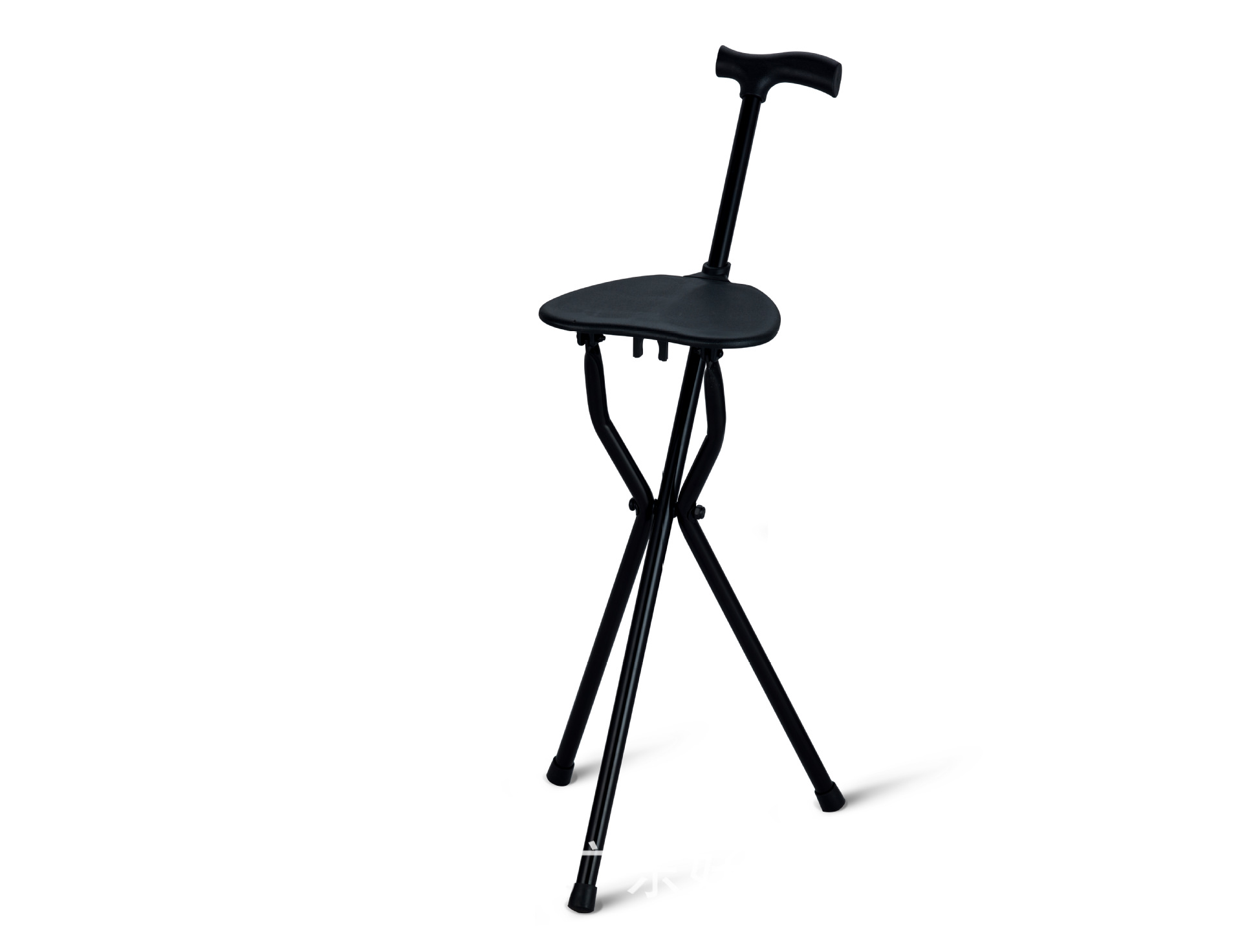 拐杖椅子拐棍老人手杖三脚多功能带凳子防滑老年人残疾人可折叠能坐