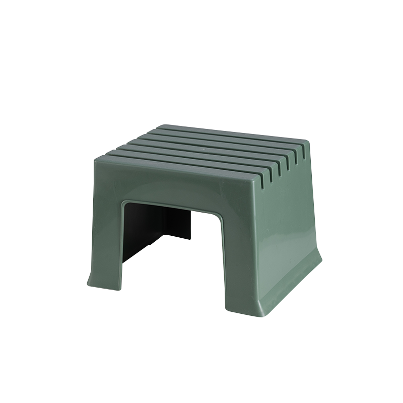 好尔塑料凳子加厚宝宝洗手踏脚垫脚阶梯凳脚踩增高楼梯二层小凳子 子凳墨绿色