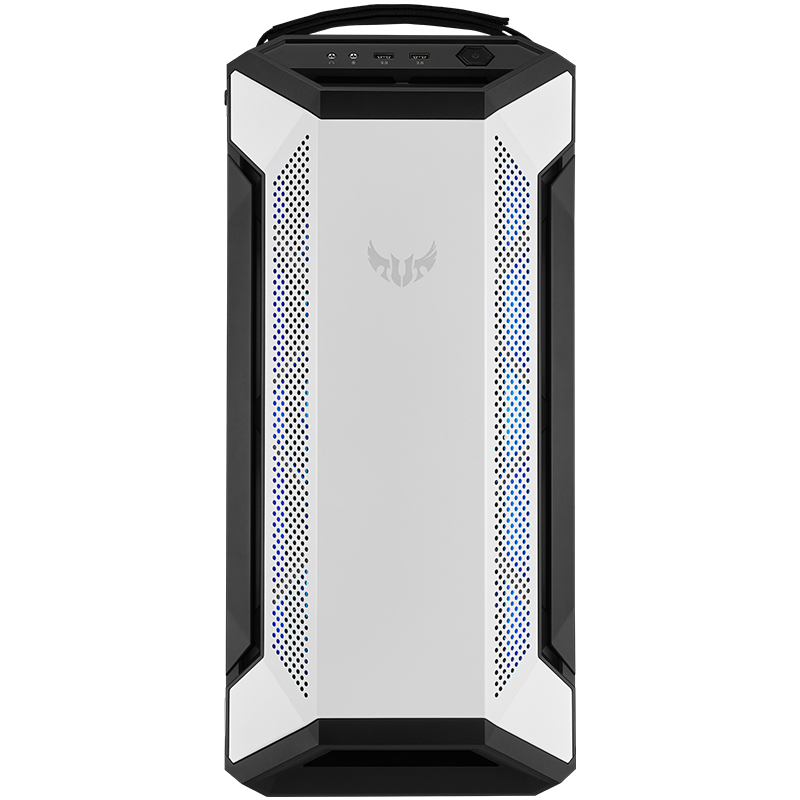 华硕(ASUS)TUF GT501白色 钢化玻璃侧透/3个RGB风扇/360水冷全塔电竞机箱/神光同步