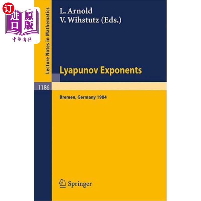 海外直订lyapunov exponents: proceedings of a workshop held in