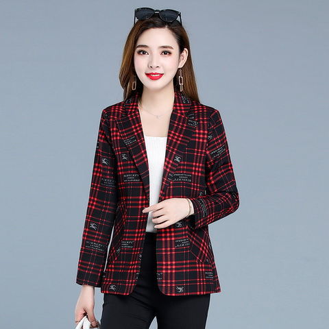 熊迪明中年妈妈春秋装外套新款西装中老年女小西服洋气中长款四五十岁