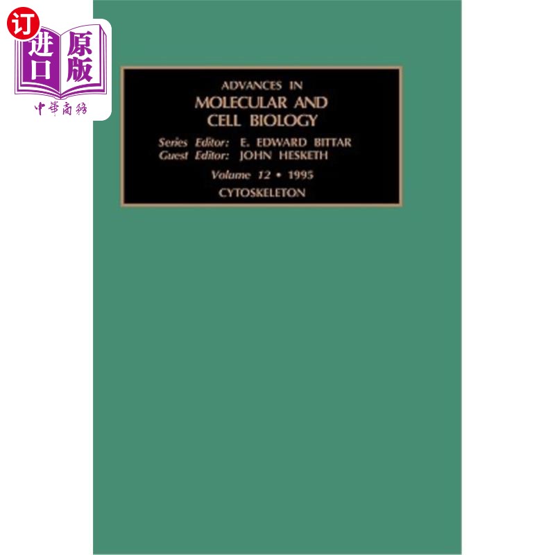 海外直订cytoskeleton: volume 12 细胞骨架:卷12