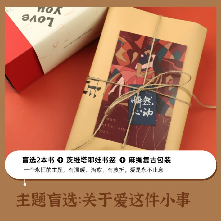 一份独予的礼物主题盲选 图书礼物盲盒 南京先锋书店 关于爱这件小事