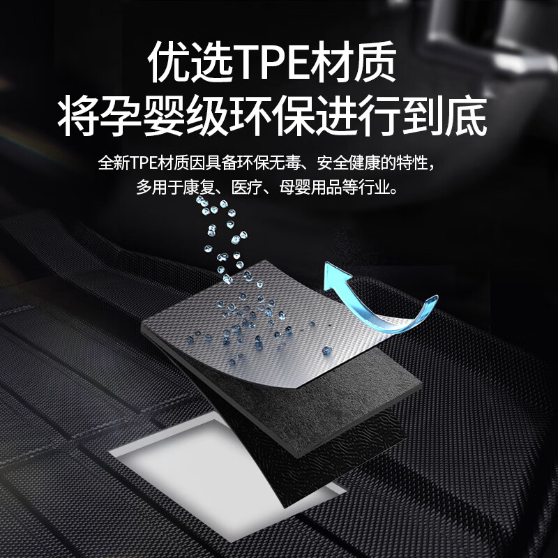 车丽友专用于方程豹 豹5 豹8 钛3 后备箱垫 黑色 方程豹专用 请留言车型+年款