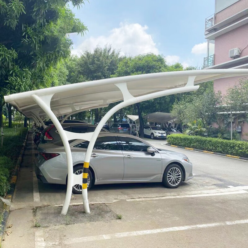 denilco 定制应急户外膜结构雨棚棚顶1平方 遮阳蓬停车棚包安装设计