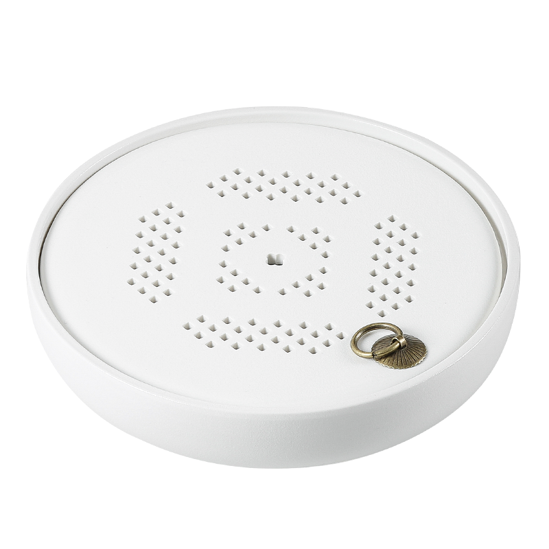 常生源粗陶茶托：美观实用的白色圆形储水盘|怎样查询京东茶盘茶托产品的历史价格