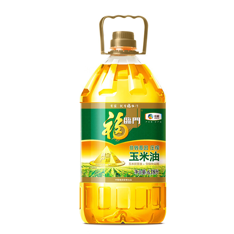 福临门 食用油 非转基因压榨一级黄金产地玉米胚芽油6.18L 中粮出品怎么样,好用不?