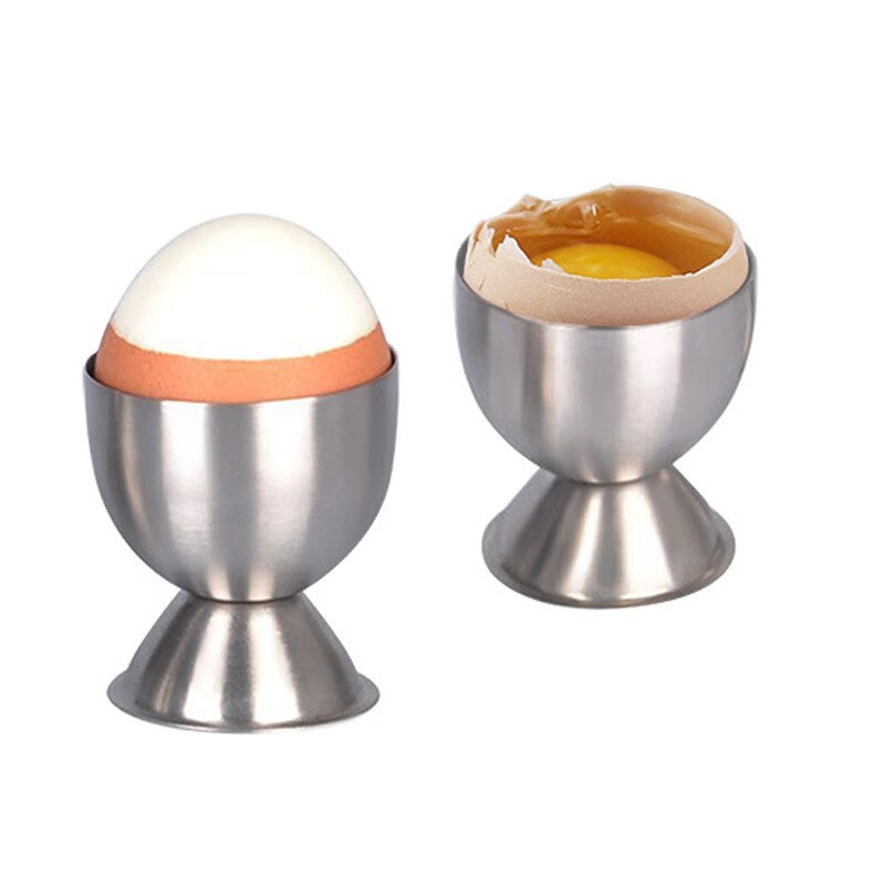 厨房小工具不锈钢鸡蛋杯托 蛋托座早餐小工具 单个装