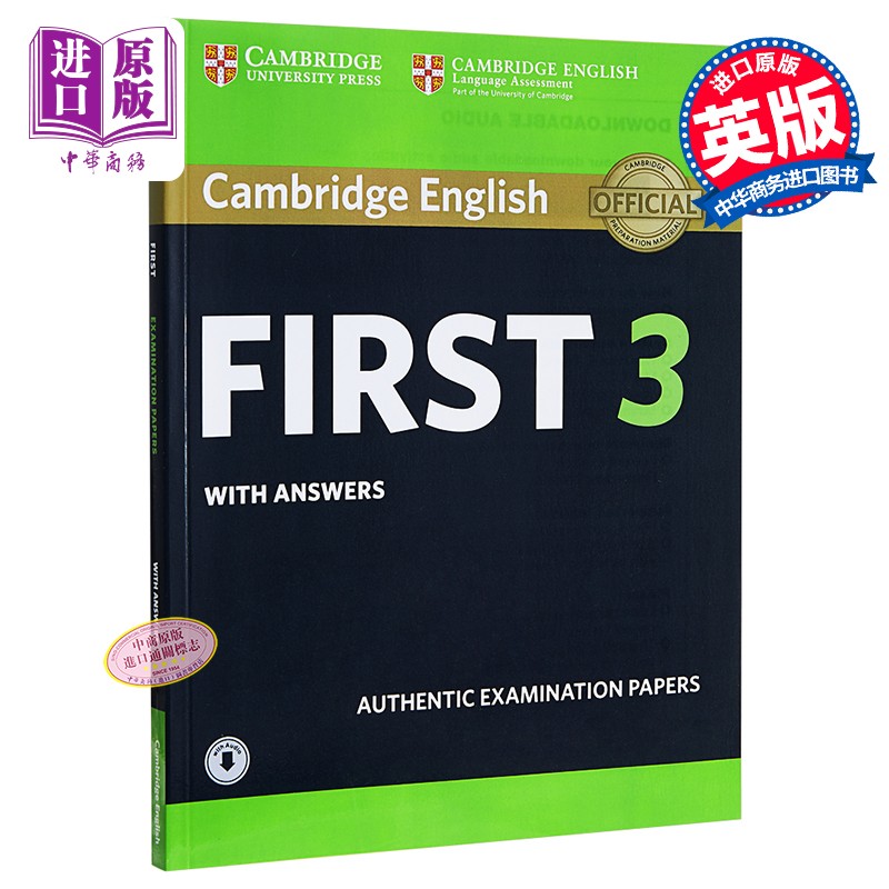 剑桥FCE考试3 真题集：学生书 英文原版 Cambridge English First 3