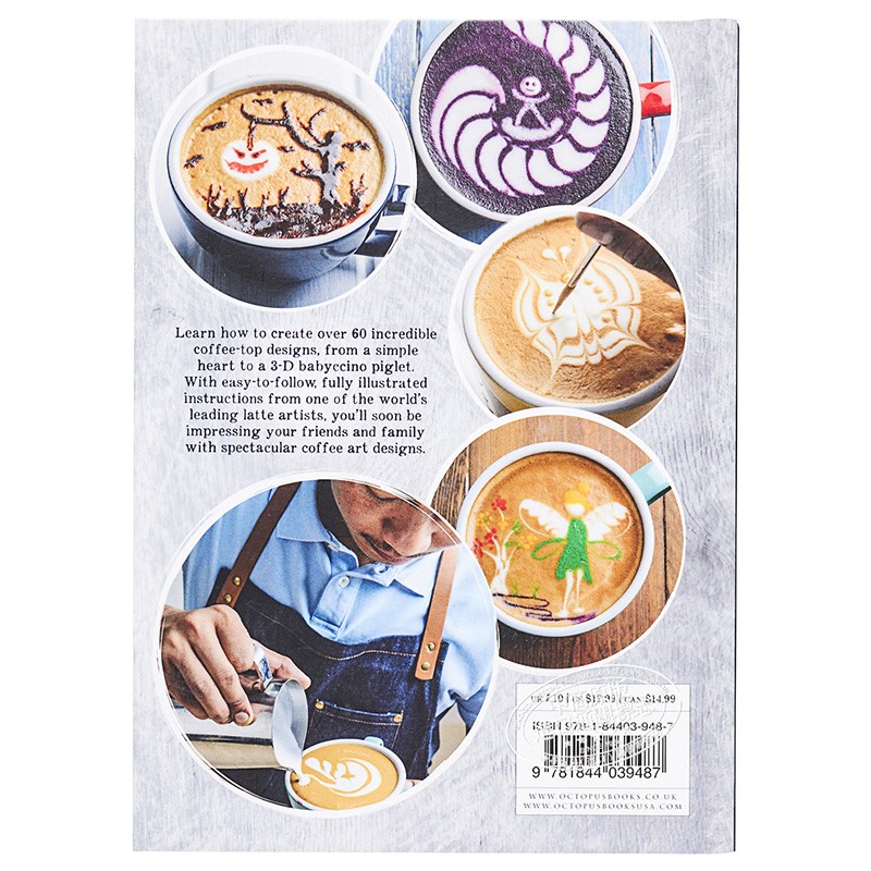 咖啡艺术：家庭咖啡师的拉花设计 英文原版 Coffee Art Dhan Tamang截图
