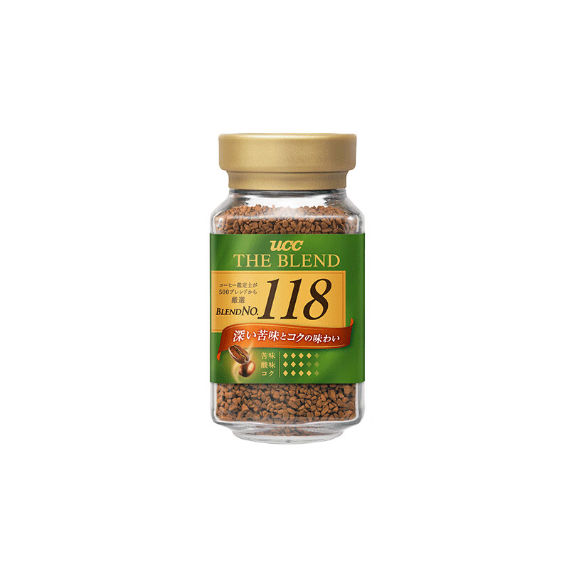 悠诗诗(UCC)118 速溶咖啡粉 90g 冻干黑咖啡进口胖东来同款