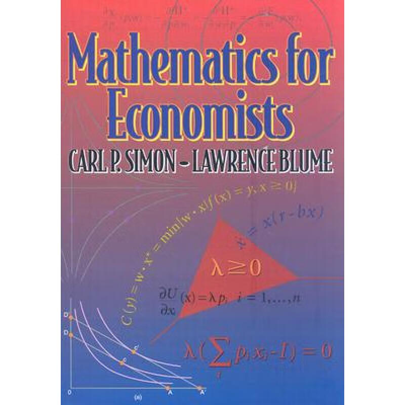 预订 Mathematics for Economists