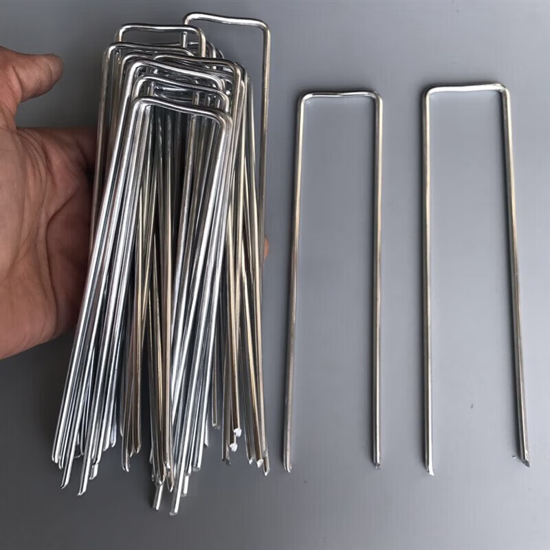 诺捷盛泰隆齐土工格栅固定钉帐篷钉地钉草坪钉u型固定钉热镀锌钢钉