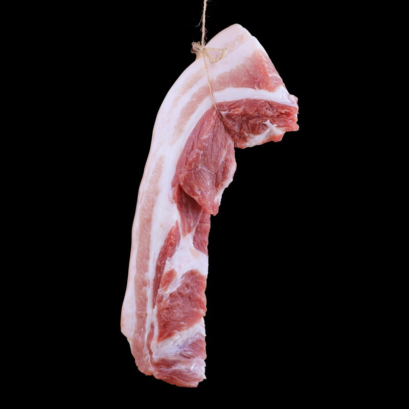 王明公新鲜五花肉土猪肉4斤大别山新鲜土猪五花肉 2000克