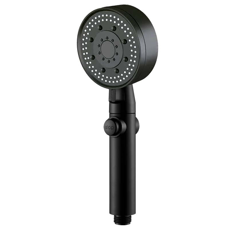 浴曼斯创意花洒五档调档大出水沐浴淋浴增压大水量浴室家用洗澡 【一键止水款】一个装