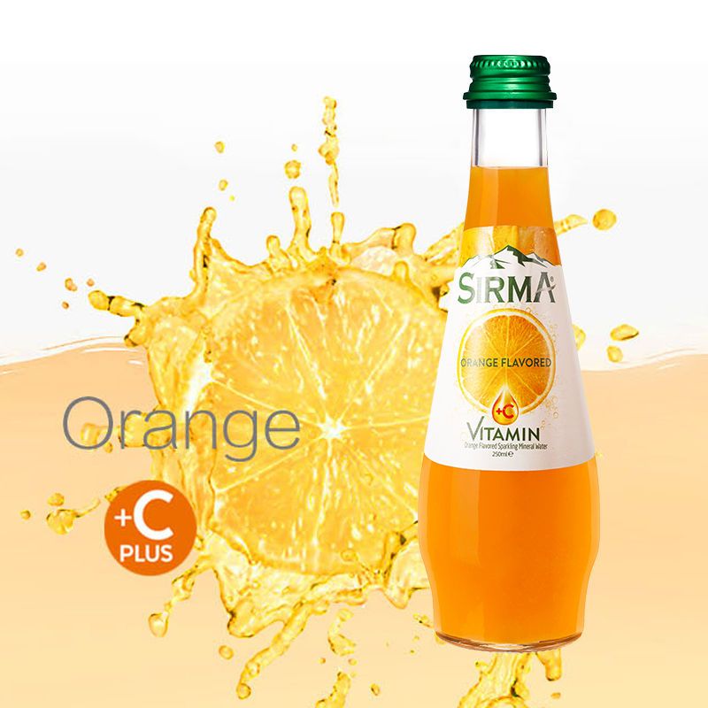 食怀土耳其原装进口果汁汽水饮料地中海松林SIRMA水果味果汁饮料 6瓶【橙汁】