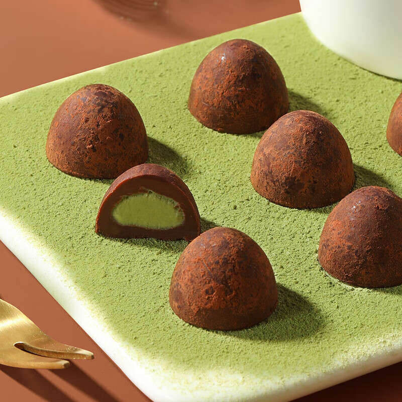 味滋源松露形巧克力 送女友圣诞礼物 春节年货大礼包伴手礼 礼盒装(500g*2盒) 1件