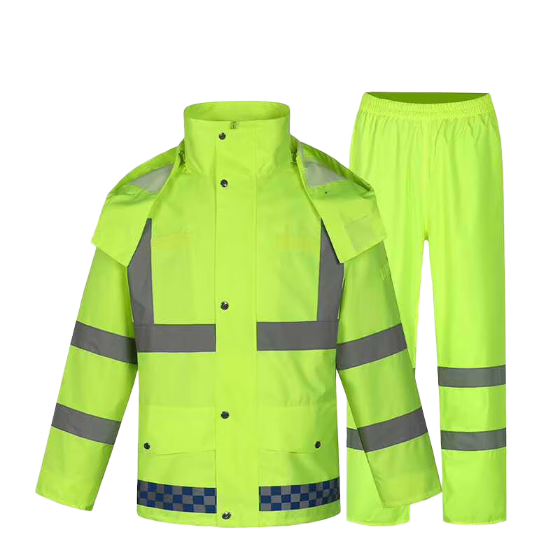 冠诺达反光雨衣雨裤套装分体式防汛交通执勤工作服劳保雨衣