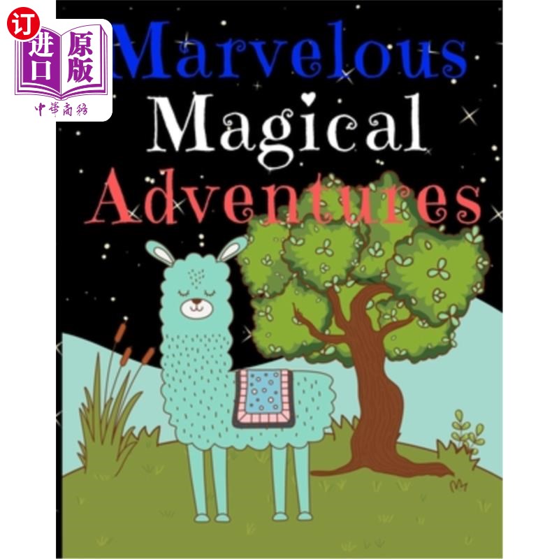 海外直订marvelous magical adventures: llama write and draw