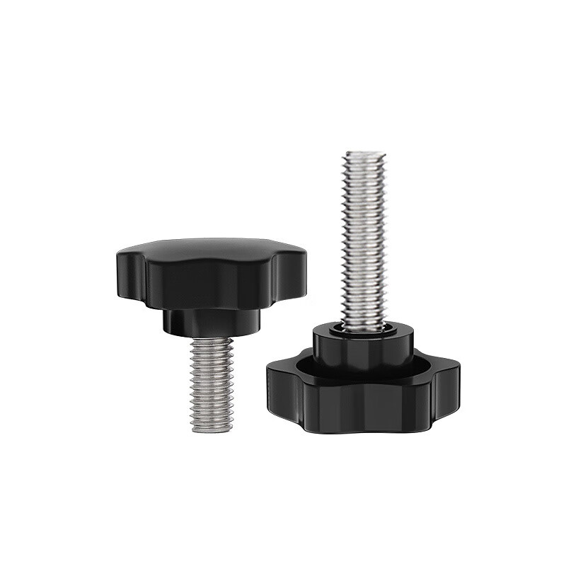 304不锈钢梅花手柄螺丝星形把手六星胶木旋钮手拧螺栓标价为100个价格