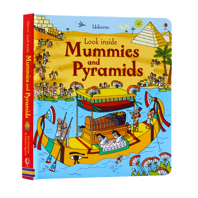 Usborne������ϵ�� ���عŰ��� Look Inside Mummies and Pyramids Ӣ��ԭ�� ľ�����ͽ����� �����ż����� ������̷�����汾 52.2Ԫ