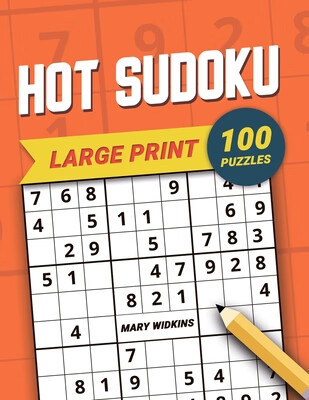 预订 large print hot sudoku 100 puzzles: the full page classic
