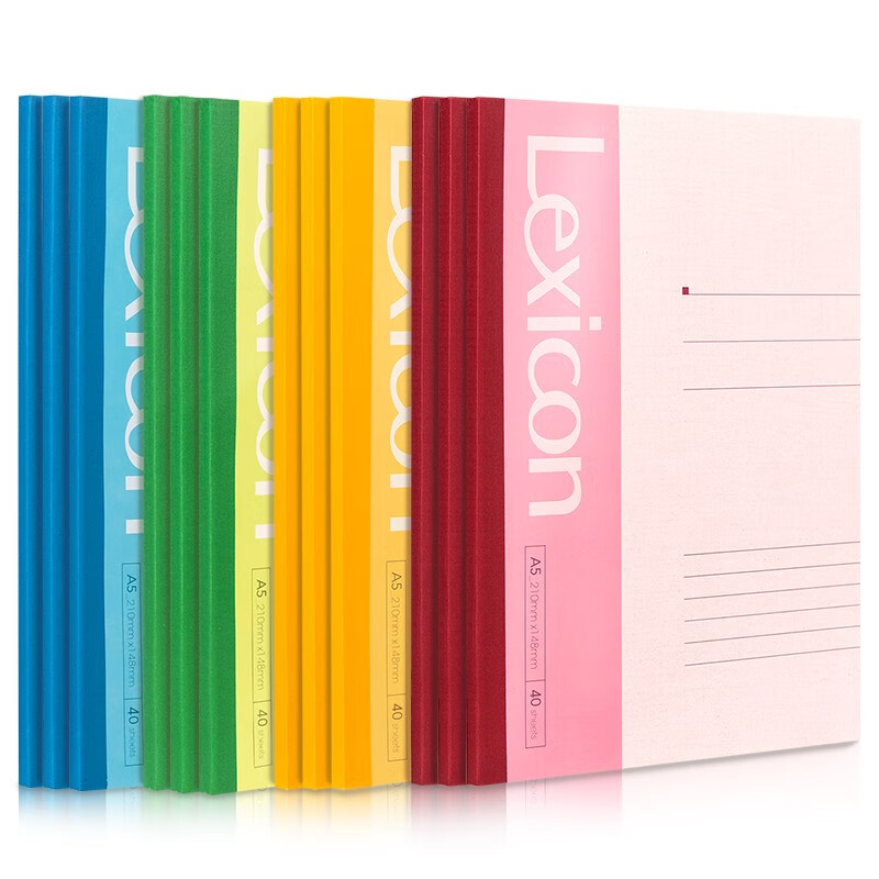 得力(deli)软抄本螺旋装订本记事本笔记本子a5/a4规格颜色随机  单本