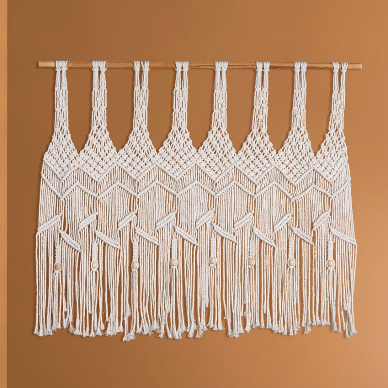 calandra棉绳编织波西米亚风手工编织艺术挂毯简约装饰客厅卧室 1