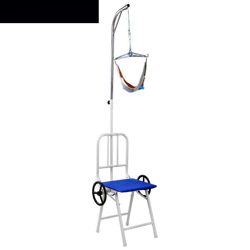 颈椎牵引器家用颈部牵引椅医用劲椎病吊脖子拉伸架 简易折叠款 安装