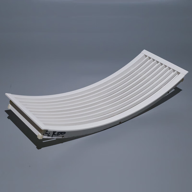 igiftfire定制弧形中央空调出风口百叶格栅abs预埋隐形无边框圆形凹凸