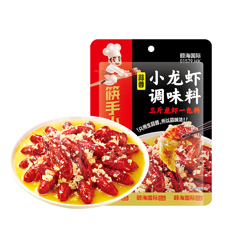 筷手小厨 蒜蓉小龙虾 调味料调味品火锅底料320g