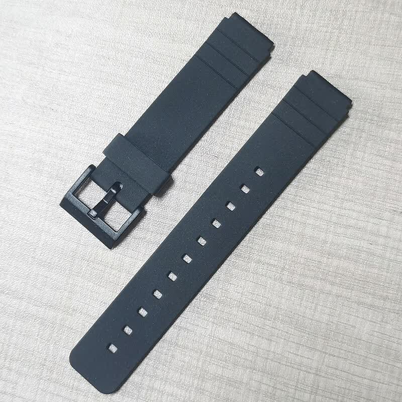 尚智戴适用卡西欧mq-24 mq-58 mq-59 mq-76 g-shock 16mm树脂橡胶表带